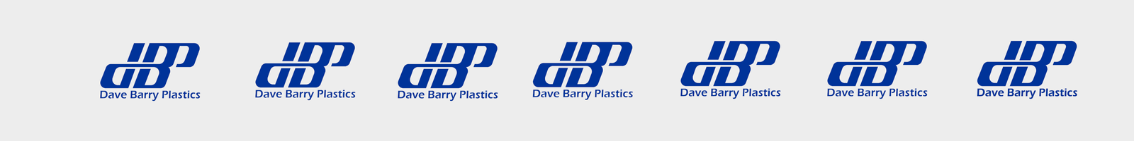 Dave Barry Plastics Banner Image with multiple logos in order.